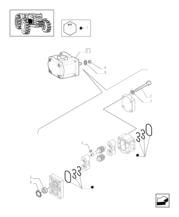 TN70A(2) REMAN-HYD PUMP