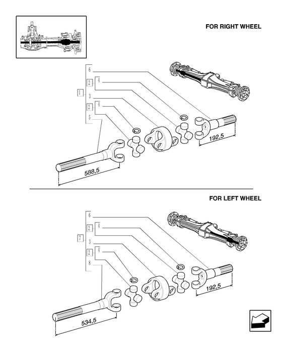 TN95A ARTICULATED SHAFT