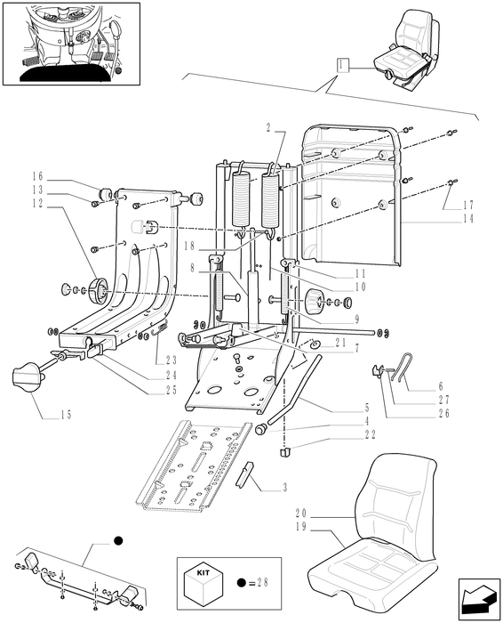 TN85A SEAT CUSHION