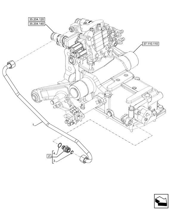 PS75 HYD CONNECTOR