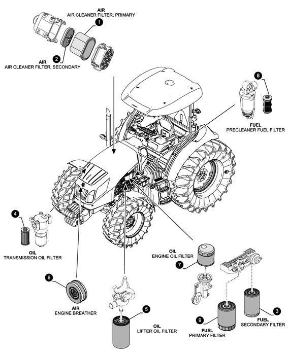 PS75 FILTER, ENGINE BLOW BY BREATHER