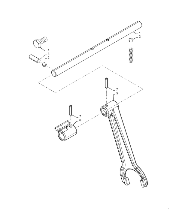 WM75(2) SHIFTER FORK