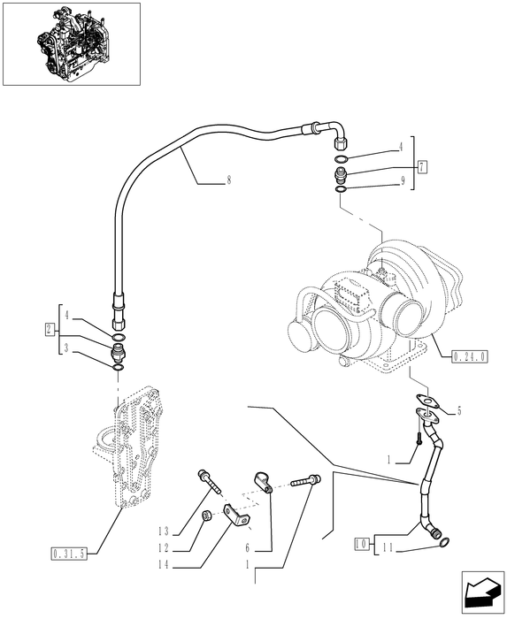 TN95A HYD CONNECTOR