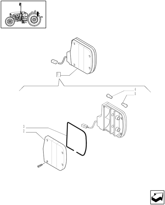 TN85A TAIL LAMP