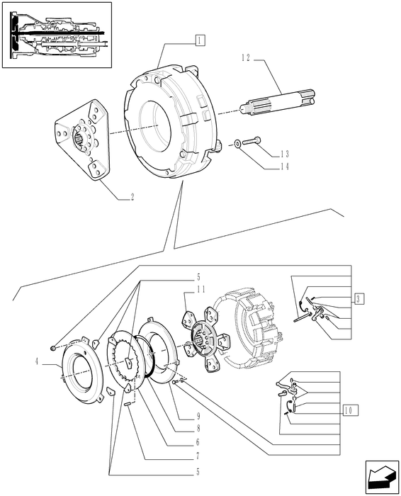 TN75A CLUTCH PLATE