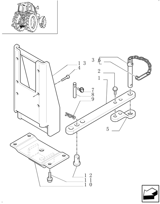 TM120 DRAWBAR