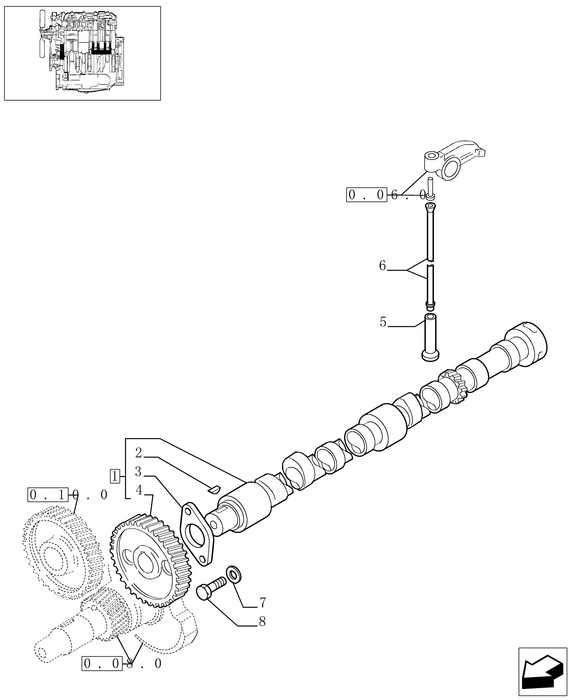 TN75A CAMSHAFT