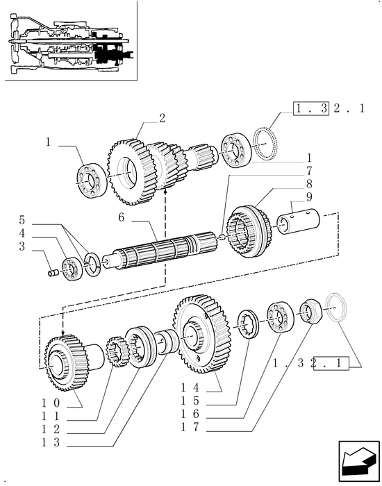 TM120 MAIN SHAFT