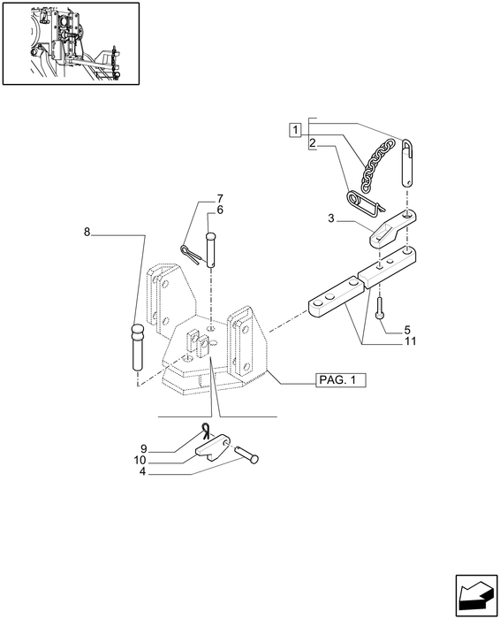 TN75A HITCH PIN