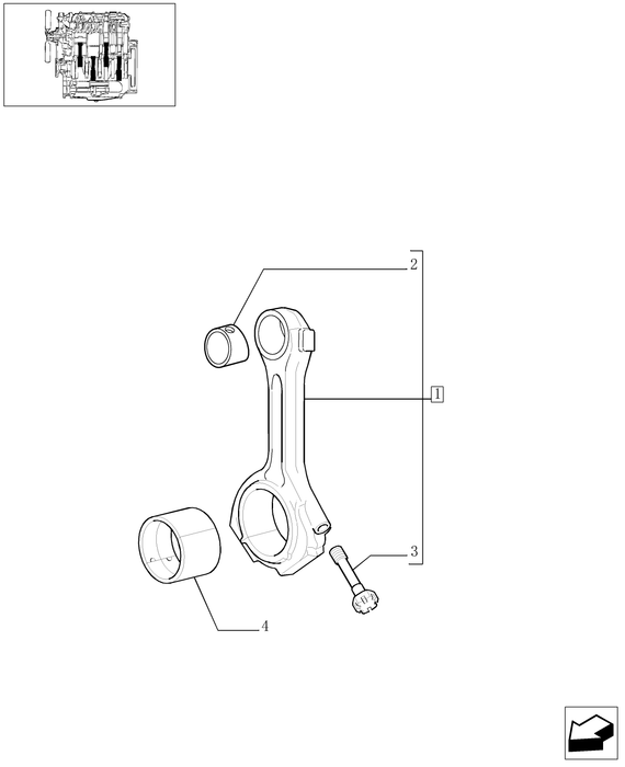 TN75A REMAN-CONNECTING ROD