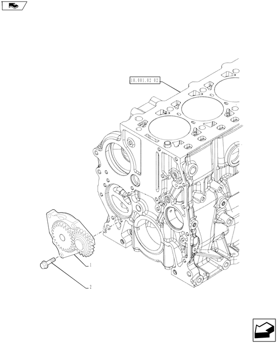 WM75(2) ENGINE OIL PUMP