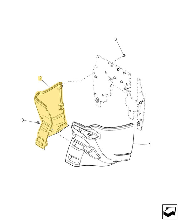 TC29DA ENGINE HOOD PANEL