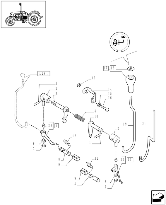 TN95A LEVER