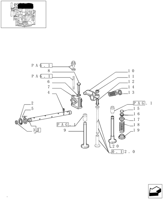 TN70A(2) ROCKER ARM