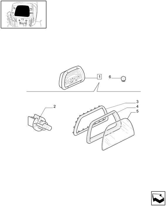 TN85A INSTRUMENT CLUSTER