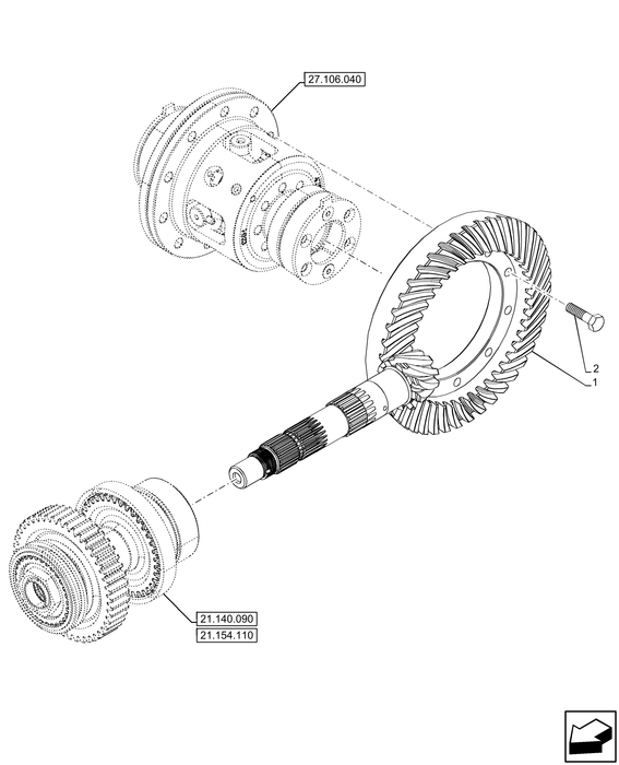 PS75 BEVEL GEAR