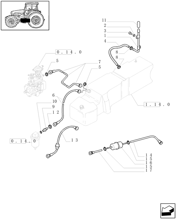 TM120 FUEL HOSE