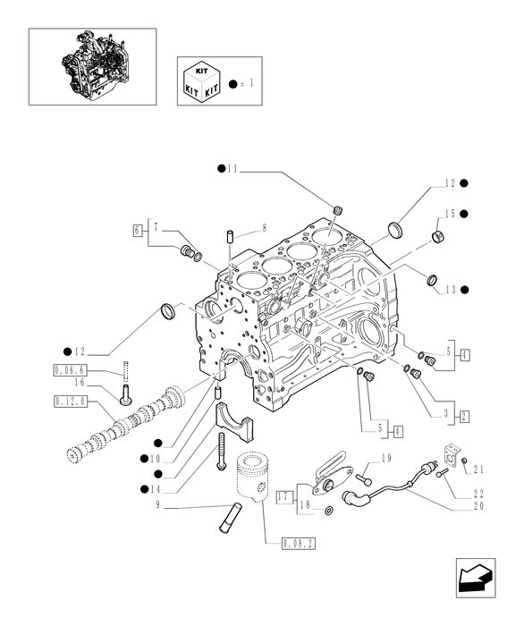 TN85A CYLINDER BLOCK