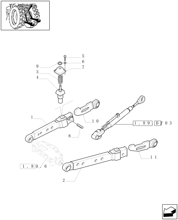 TM120 LIFT ARM