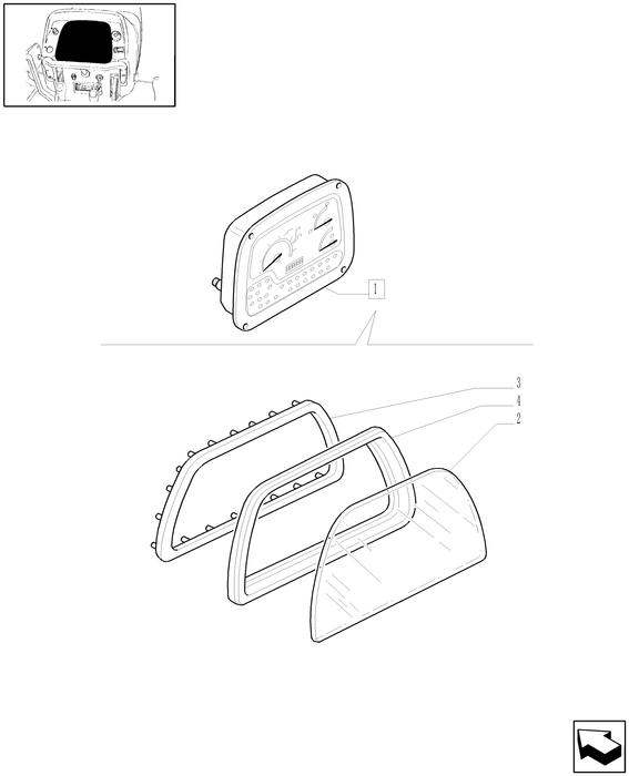 TN95A INSTRUMENT CLUSTER