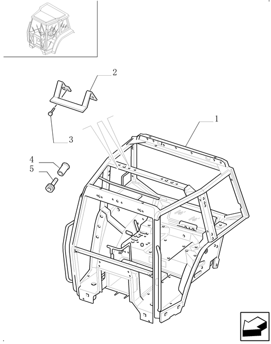 TM120 CAB FRAME