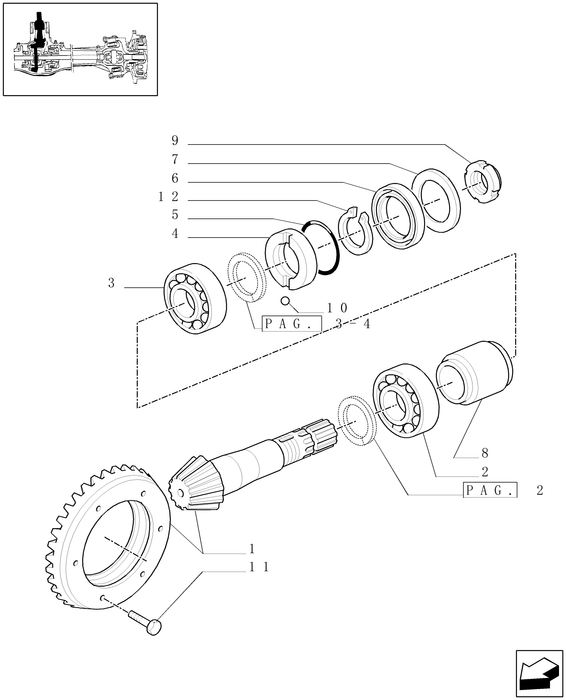 TN70A(2) TAPERED BEARING