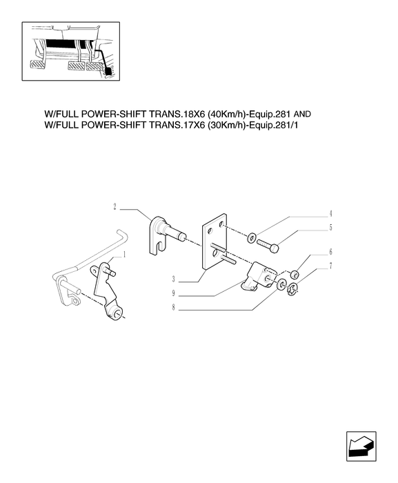 TM120 LEVER