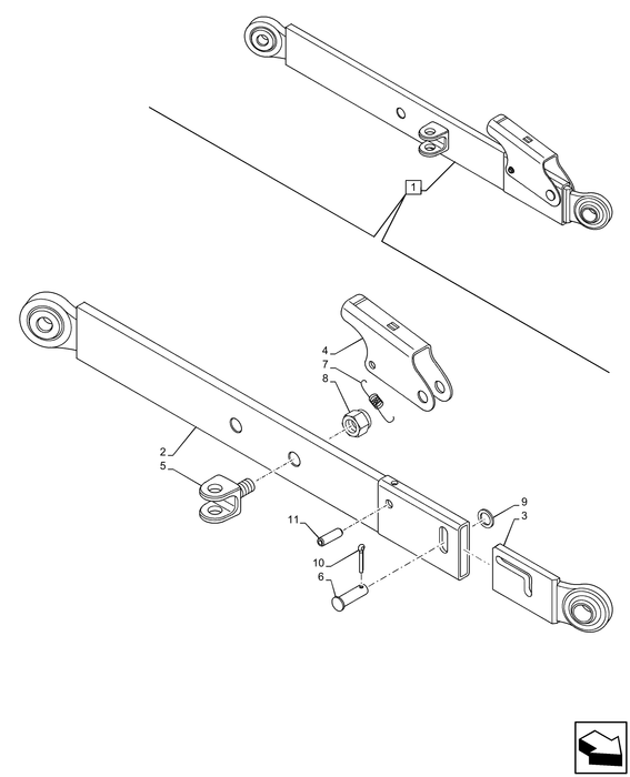 PS75 LIFT LINK END ASSY