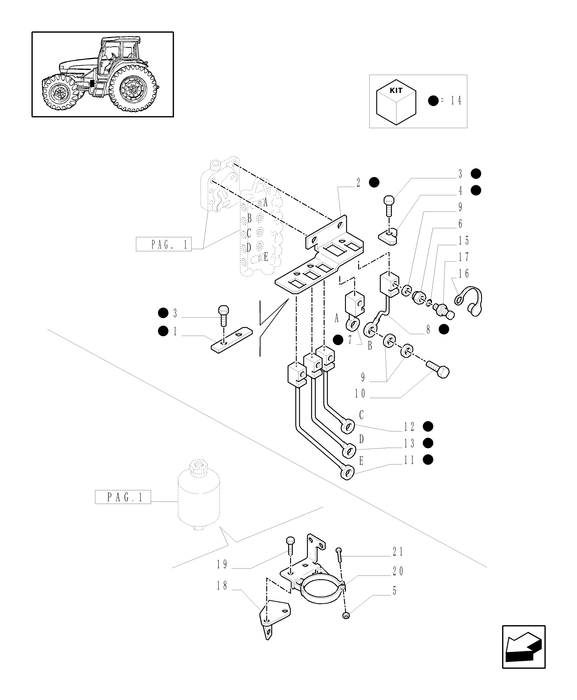 TM120 HYD CONNECTOR