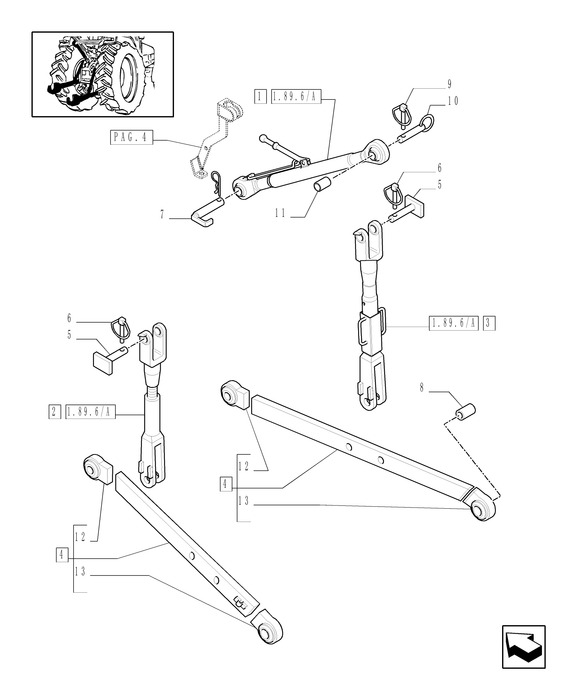 TN85A LIFT ARM