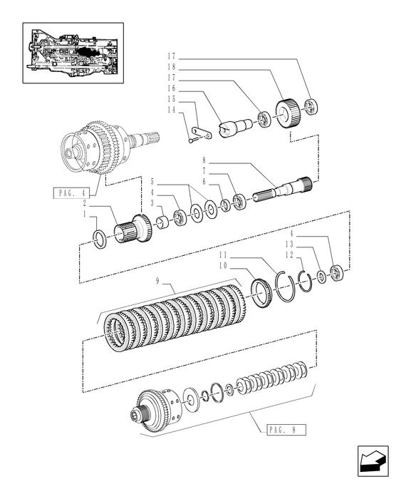 TM120 CLUTCH PACK