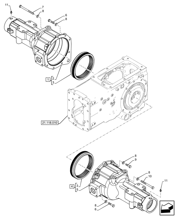 PS75 AXLE HOUSING