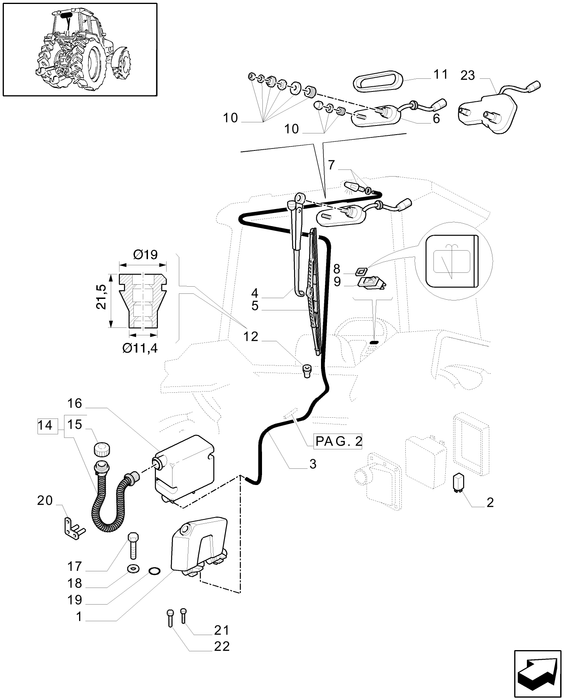 TM120 WIPER MOTOR