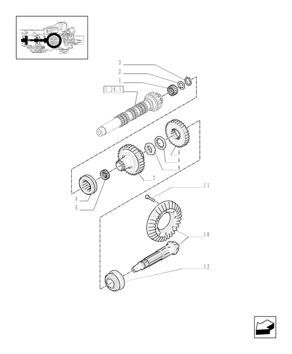 TN75A BEVEL GEAR