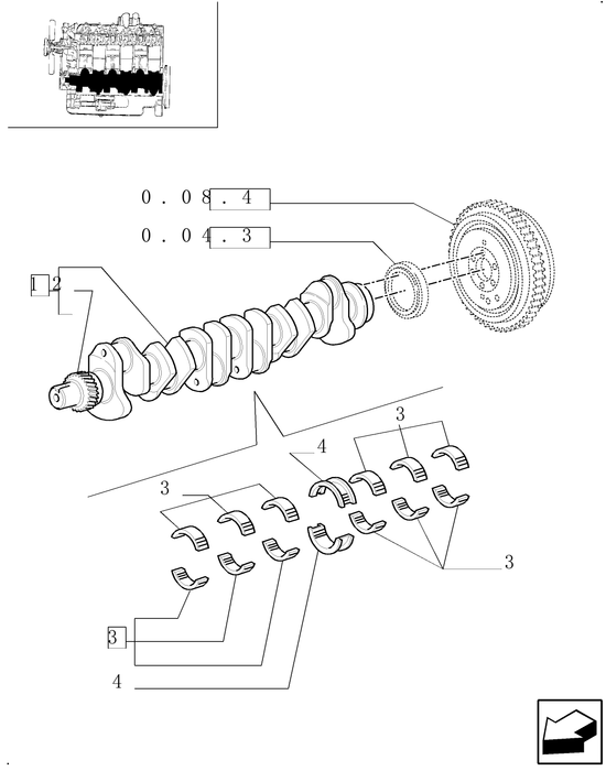 TM120 REMAN-CRANKSHAFT