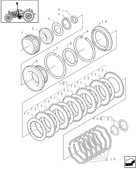 TN75A CLUTCH PLATE