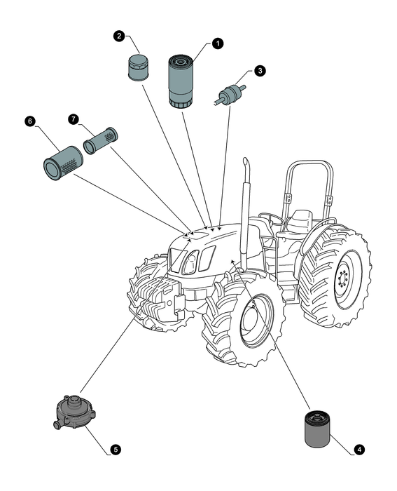 TN95A ENGINE OIL FILTER