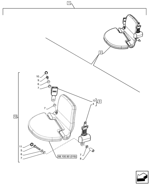 PS75 SEAT BELT