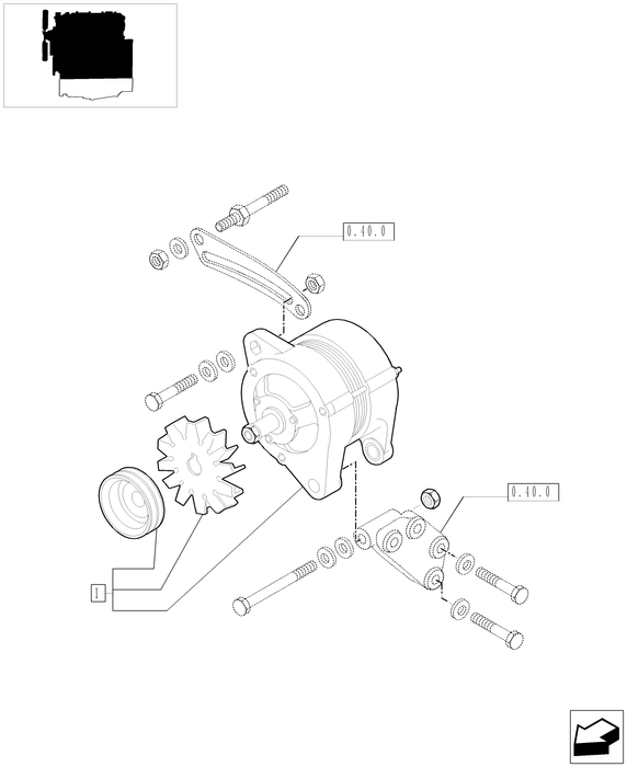 TN75A REMAN-ALTERNATOR