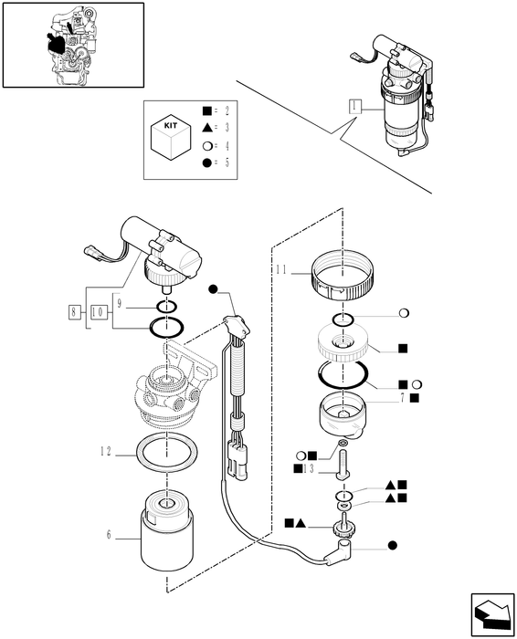 TM120 FILTER ASSY