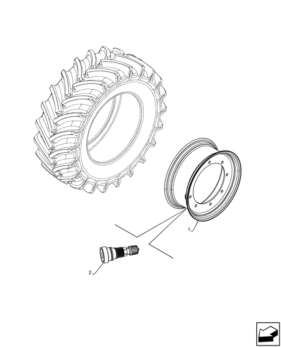 PS75 WHEEL ASSY