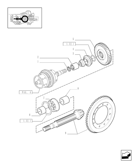 TM120 DRIVING GEAR