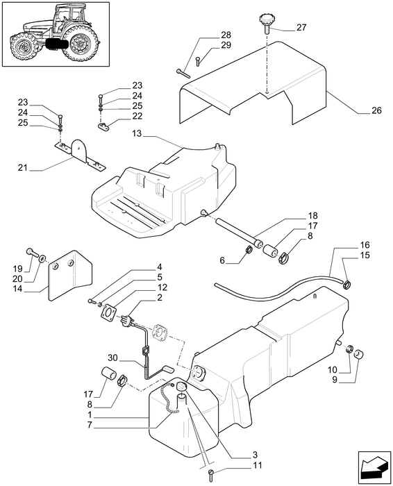 TM120 FUEL TANK