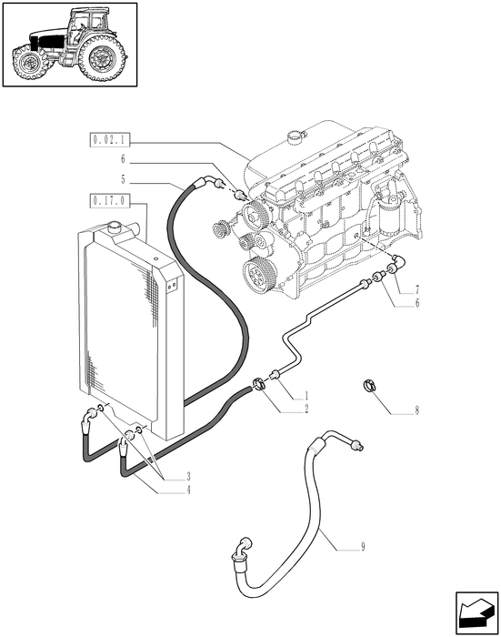 TM120 HYD CONNECTOR