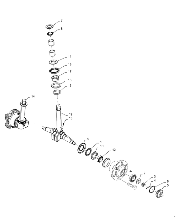 WM75(2) STEERING KNUCKLE