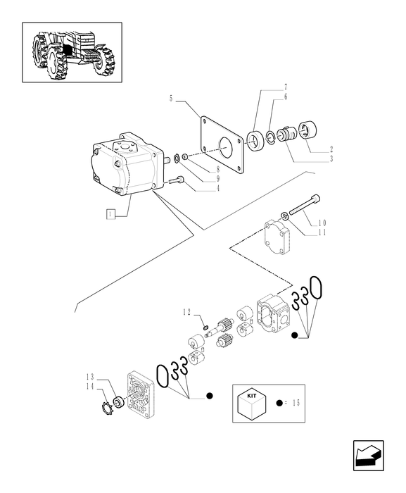 TN75A HYDRAULIC PUMP