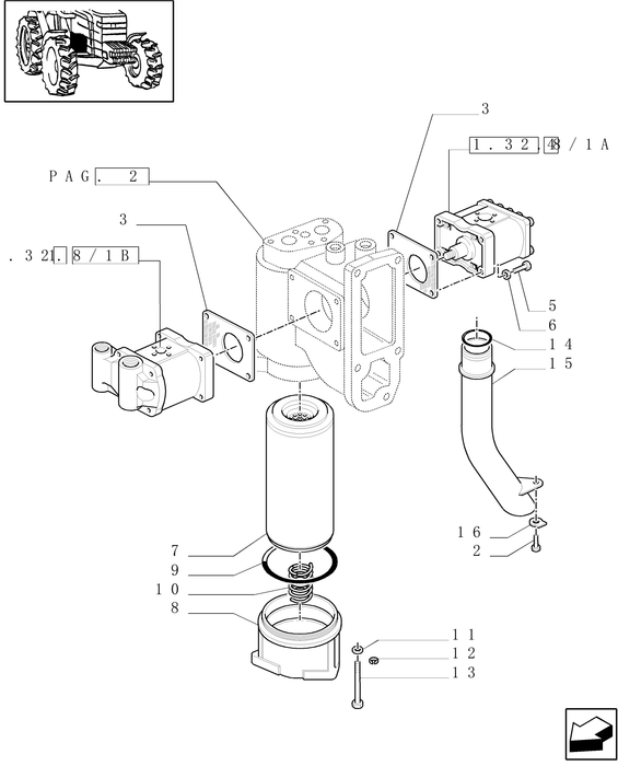 TM120 HYDRAULIC OIL FILTER