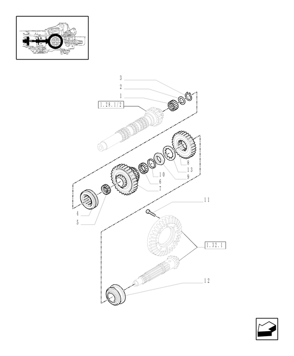 TN70A(2) BEARING ASSY