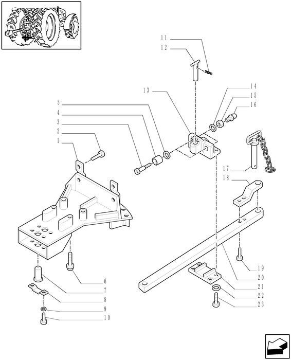 TM120 HITCH PIN