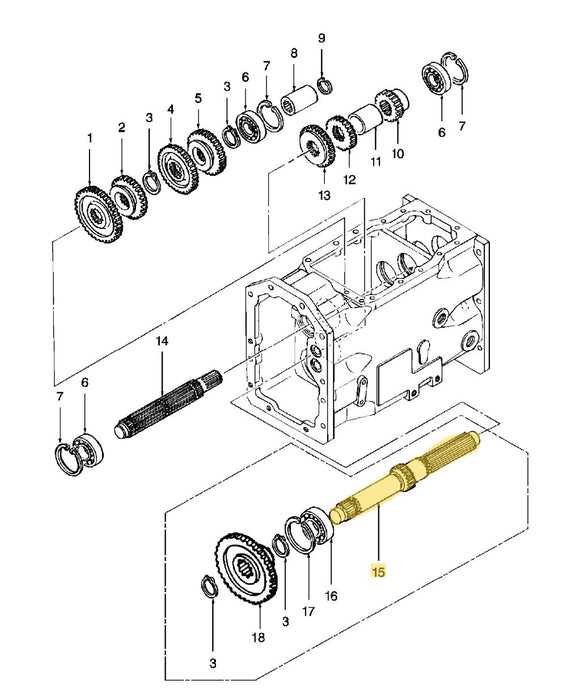 TC29DA COUNTERSHAFT